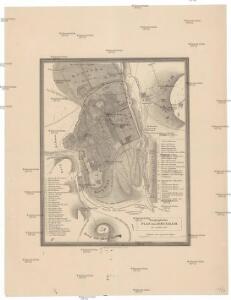 Topographischer Plan von Jerusalem im Jahre 1837