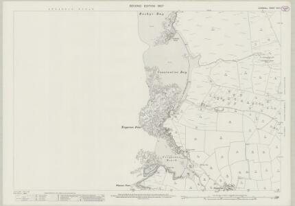 Cornwall XXIV.1 (includes: St Merryn) - 25 Inch Map