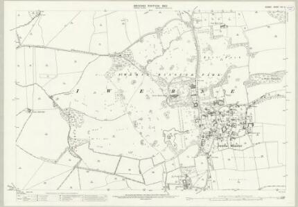 Dorset XIV.2 (includes: Iwerne Courtney; Iwerne Minster) - 25 Inch Map