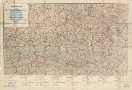 Automobil-Karte der Republik Österreich: Österreichischen Touring-Buch