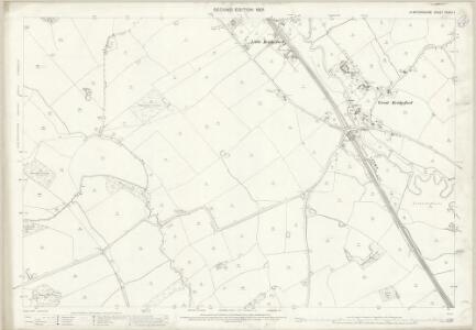 Staffordshire XXXVII.1 (includes: Eccleshall; Seighford; Whitgreave) - 25 Inch Map