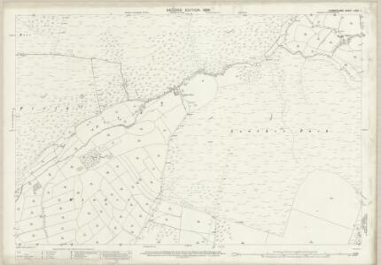 Cumberland LXXIII.1 (includes: Beckermet St John) - 25 Inch Map