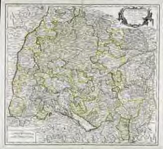 Cercle de Souabe dans lequel sont distingués les principaux etats, et les enclaves de la maison d'Autriche