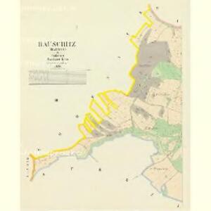 Hauschitz (Haussic) - c1980-1-001 - Kaiserpflichtexemplar der Landkarten des stabilen Katasters