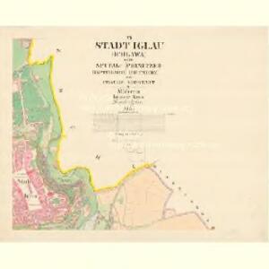 Iglau (Ichlawa) - m1101-1-005 - Kaiserpflichtexemplar der Landkarten des stabilen Katasters