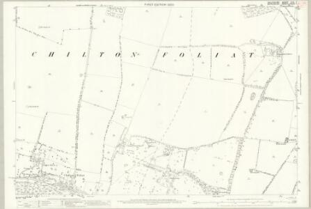 Wiltshire XXX.7 (includes: Chilton Foliat; Hungerford) - 25 Inch Map