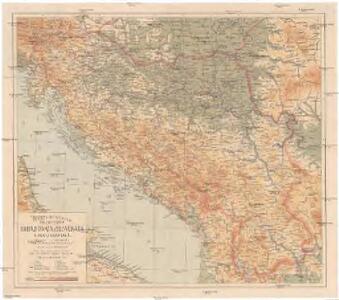 Pregledna karta kraljevstva Srba, Hrvata, Slovenaca (Jugoslavije)
