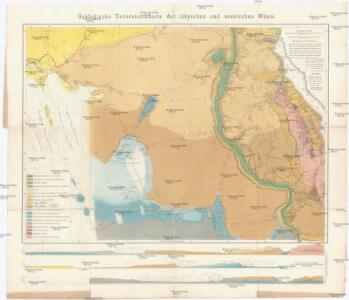 Geologische Uebersichtskarte der libyschen und arabischen Wüste