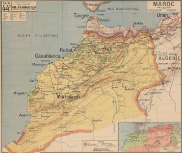 Maroc carte politique