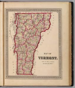 Map of Vermont.