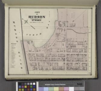 City of Hudson Built Up Portion of the 2nd Ward. [Township]