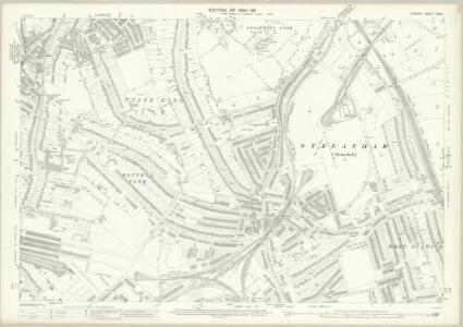 London (Edition of 1894-96) CXXVI (includes: Lambeth St Mary; Wandsworth Borough) - 25 Inch Map