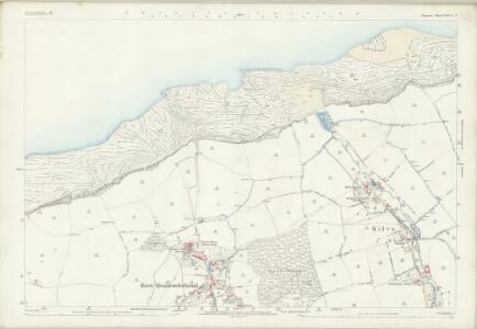Somerset XXXVI.12 (includes: East Quantoxhead; Kilve; Stringtson) - 25 Inch Map