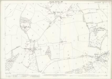 Buckinghamshire XLII.10 (includes: Chepping Wycombe; High Wycombe; Hughenden) - 25 Inch Map