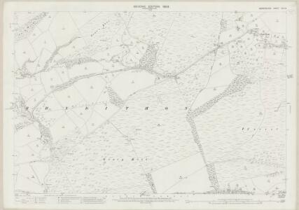 Radnorshire XVII.10 (includes: Bleddfa; Cascob; Llanfihangel Rhydieithon) - 25 Inch Map