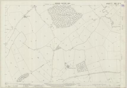 Leicestershire XXXIX.12 (includes: Allexton; Horninghold; Stockerston; Wardley) - 25 Inch Map