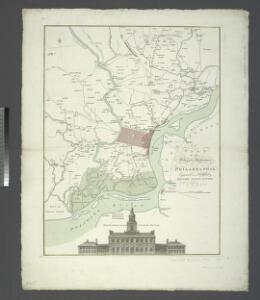 A plan of the city and environs of Philadelphia / engraved and published by Matthew Albert Lotter.