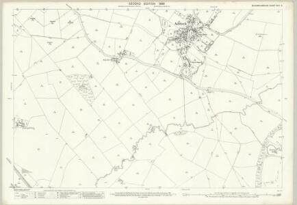 Buckinghamshire XVIII.8 (includes: Addington; Adstock; Padbury) - 25 Inch Map