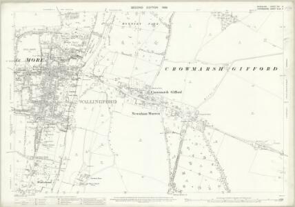 Berkshire XVI.11 (includes: Benson; Cholsey; Crowmarsh; Wallingford) - 25 Inch Map