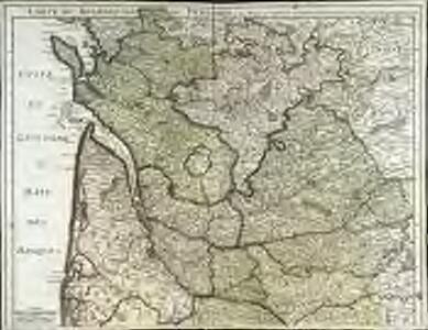 Carte du Bourdelois du Perigord et des provinces voisines