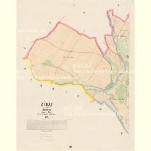 Zürau - c6905-1-001 - Kaiserpflichtexemplar der Landkarten des stabilen Katasters