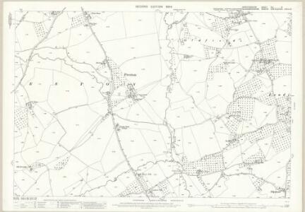 Herefordshire XLI.11 (includes: Dymock; Ledbury Rural; Little Marcle; Much Marcle) - 25 Inch Map
