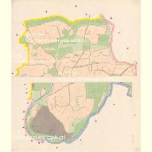 Hussinetz (Hussinec) - c2437-1-001 - Kaiserpflichtexemplar der Landkarten des stabilen Katasters