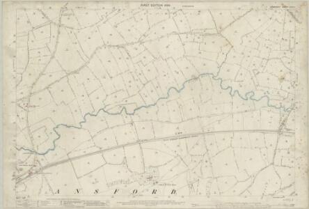 Somerset LXV.1 (includes: Ansford; Bruton; Ditcheat; Lamyat; Pitcombe) - 25 Inch Map