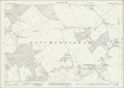 Berkshire XLVI.10 (includes: Finchampstead) - 25 Inch Map