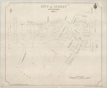 City of Sydney, Section 92, Sheet 2, 1889
