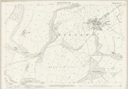 Derbyshire XXIII.8 (includes: Bakewell; Edensor; Hassop; Pilsley) - 25 Inch Map