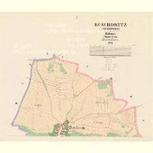 Buschowitz (Bussowice) - c0689-1-001 - Kaiserpflichtexemplar der Landkarten des stabilen Katasters