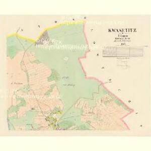 Kwasetitz - c3741-1-002 - Kaiserpflichtexemplar der Landkarten des stabilen Katasters