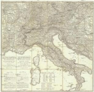 Carta delle poste e stazioni militari per le provincie d'Italia