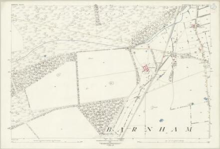 Suffolk XXII.3 (includes: Barnham) - 25 Inch Map
