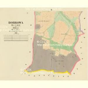 Dobrowa (Daubrawa) - c1454-1-002 - Kaiserpflichtexemplar der Landkarten des stabilen Katasters