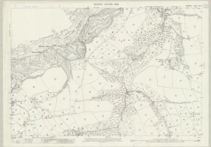 Cornwall VIII.2 (includes: Poundstock; St Gennys) - 25 Inch Map
