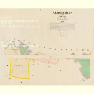 Nemoschitz - c5030-1-002 - Kaiserpflichtexemplar der Landkarten des stabilen Katasters