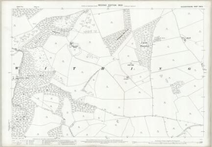 Gloucestershire XXXV.6 (includes: Colesbourne; Withington) - 25 Inch Map