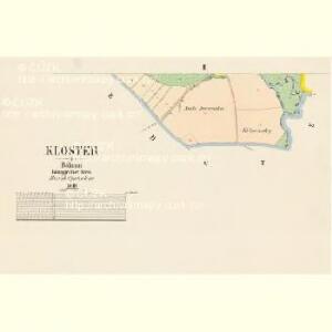 Kloster - c3132-1-002 - Kaiserpflichtexemplar der Landkarten des stabilen Katasters