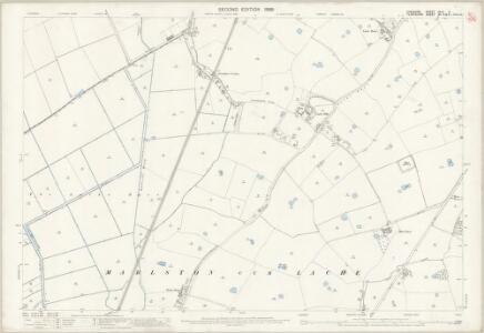 Cheshire XLVI.2 (includes: Chester; Dodleston; East Saltney; Eccleston; Hawarden; Marlston cum Lache) - 25 Inch Map