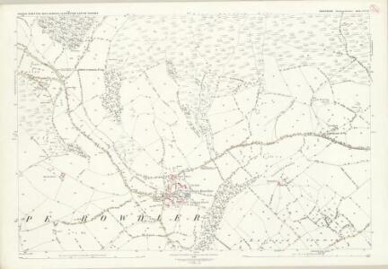 Shropshire LVI.10 (includes: Cardington; Church Stretton; Eaton Under Haywood; Hope Bowdler) - 25 Inch Map
