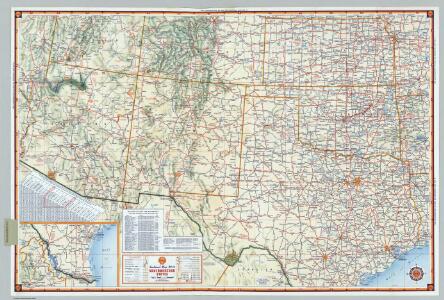 Shell Sectional Map No. 10 - Southwestern States.