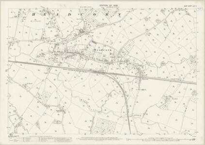 Kent LXIII.2 (includes: Headcorn) - 25 Inch Map