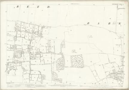 Hertfordshire IX.1 (includes: Barkway; Reed) - 25 Inch Map