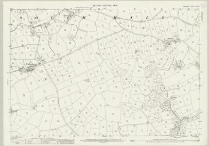Cornwall XXIX.5 (includes: Callington; South Hill; Stoke Climsland) - 25 Inch Map
