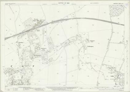Hampshire and Isle of Wight XVII.11 (includes: Overton) - 25 Inch Map
