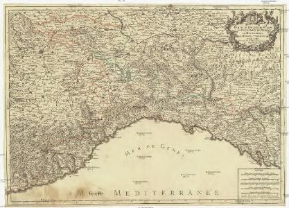 Partie du duché de Milan, la principauté de Piemont, le Montferrat, et la republique de Genes