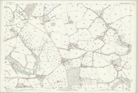 Cornwall LXIV.8 (includes: Feock; Kea) - 25 Inch Map