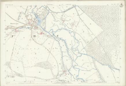 Dorset XLVIII.4 (includes: Moreton; Turners Puddle; Wool) - 25 Inch Map